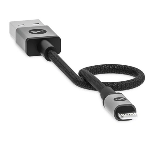 Kup Kabel Mophie Lightning - USB-A 9cm (czarny) - MPH033BLK - {ean13} - Sklep Home Screen