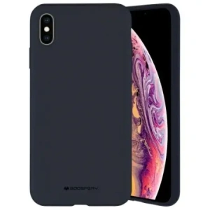 Buy Mercury Silicone Case Apple iPhone 13 Pro Max navy blue - MCR890 - {ean13} - Home Screen Store Europe