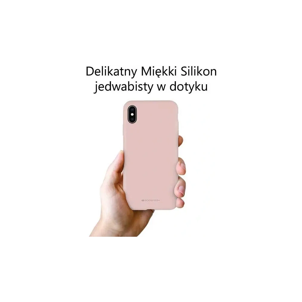 Etui Mercury Silicone do Apple iPhone 14 Plus różowo-piaskowy