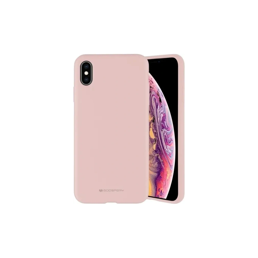 Etui Mercury Silicone do Apple iPhone 14 Pro Max różowo-piaskowy