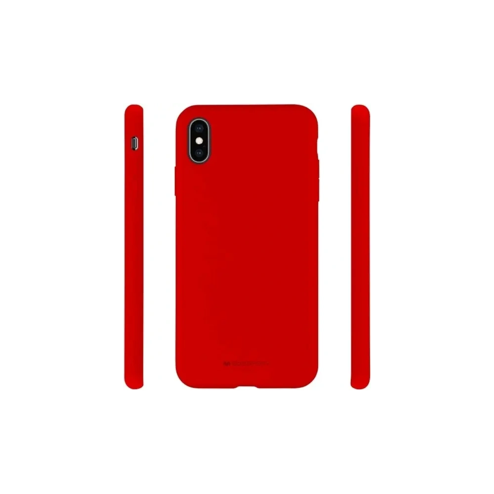 Etui Mercury Silicone do Samsung Galaxy A53 5G czerwony