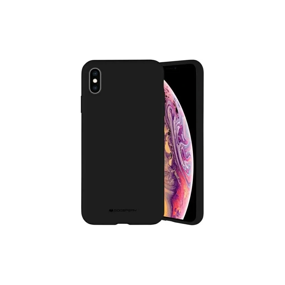 Etui Mercury Silicone do Samsung Galaxy S21+ Plus czarny