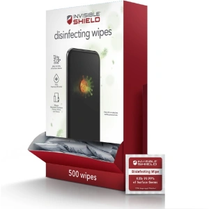 Kup Chusteci de dezinfectare a ecranelor dispozitivelor mobile ZAGG InvisibleShield Disinfecting Wipes (500 bucăți) - ZAG035 - {ean13} - Sklep Home Screen