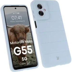 Buy Bizon Case Tur Motorola Moto G55 5G light blue - BIZ9422 - {ean13} - Home Screen Store Europe