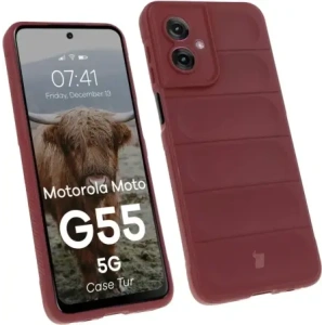 Buy Bizon Case Tur Motorola Moto G55 5G burgundy - BIZ9423 - {ean13} - Home Screen Store Europe