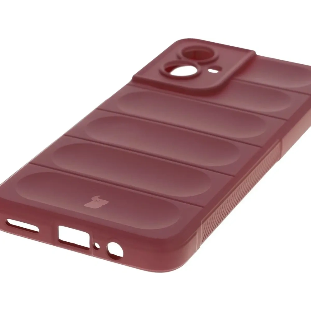 Pancerne etui Bizon Case Tur do Motorola Moto G55 5G burgundowe