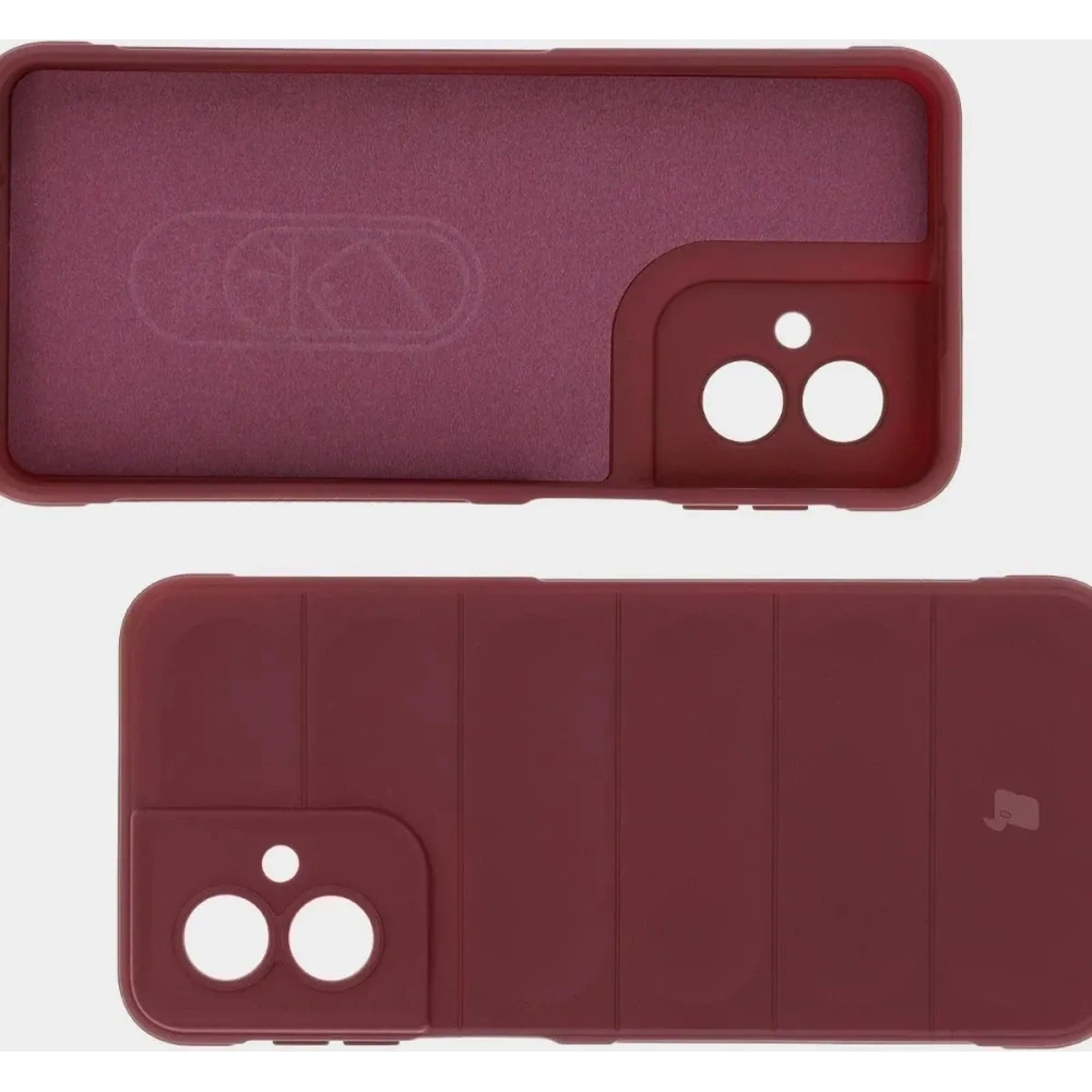 Pancerne etui Bizon Case Tur do Motorola Moto G55 5G burgundowe