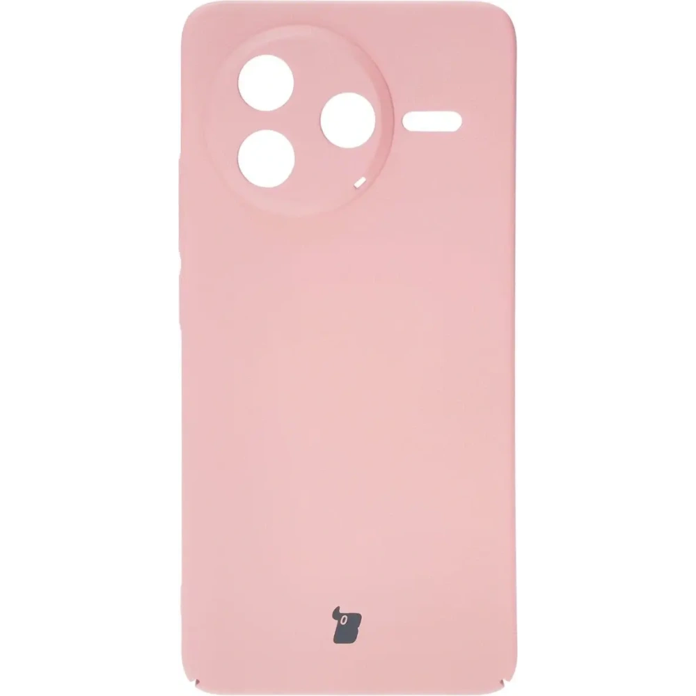 Etui Bizon Case Łupka do Xiaomi Poco F7 Pro różowe