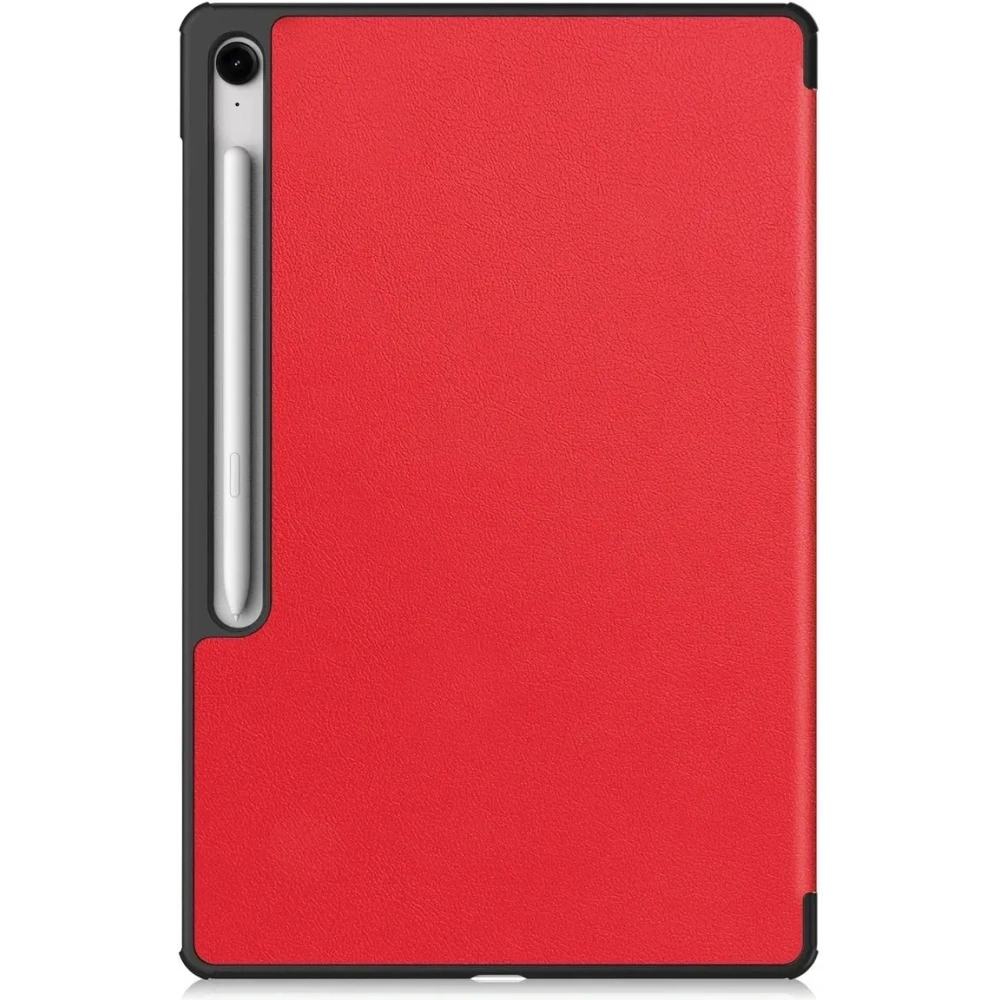 Etui z klapką Bizon Case Tab Croc do Samsung Galaxy Tab S10 FE+ Plus czerwone