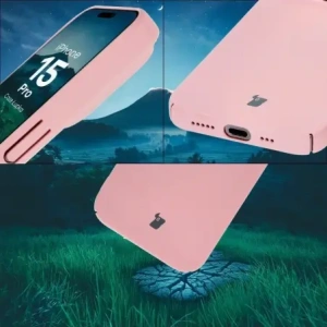 Kup Etui Bizon Case Łupka do Apple iPhone 15 Pro różowe - BIZ9427 - {ean13} - Sklep Home Screen