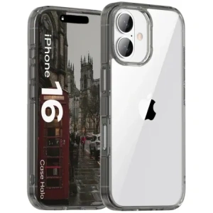 Kup Bizon Case Halo Apple iPhone 16 kouřově černý - BIZ9429 - {ean13} - Sklep Home Screen