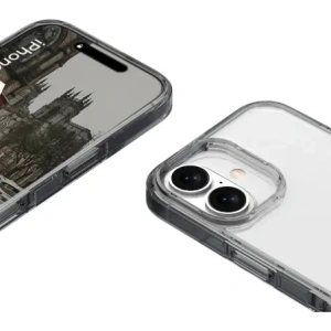 Kup Husa Bizon Case Halo pentru Apple iPhone 16 negru fumuriu - BIZ9429 - {ean13} - Sklep Home Screen