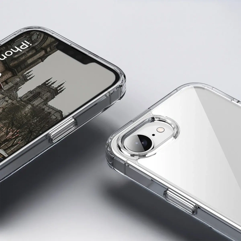 Etui Bizon Case Halo do Apple iPhone 16e przezroczyste