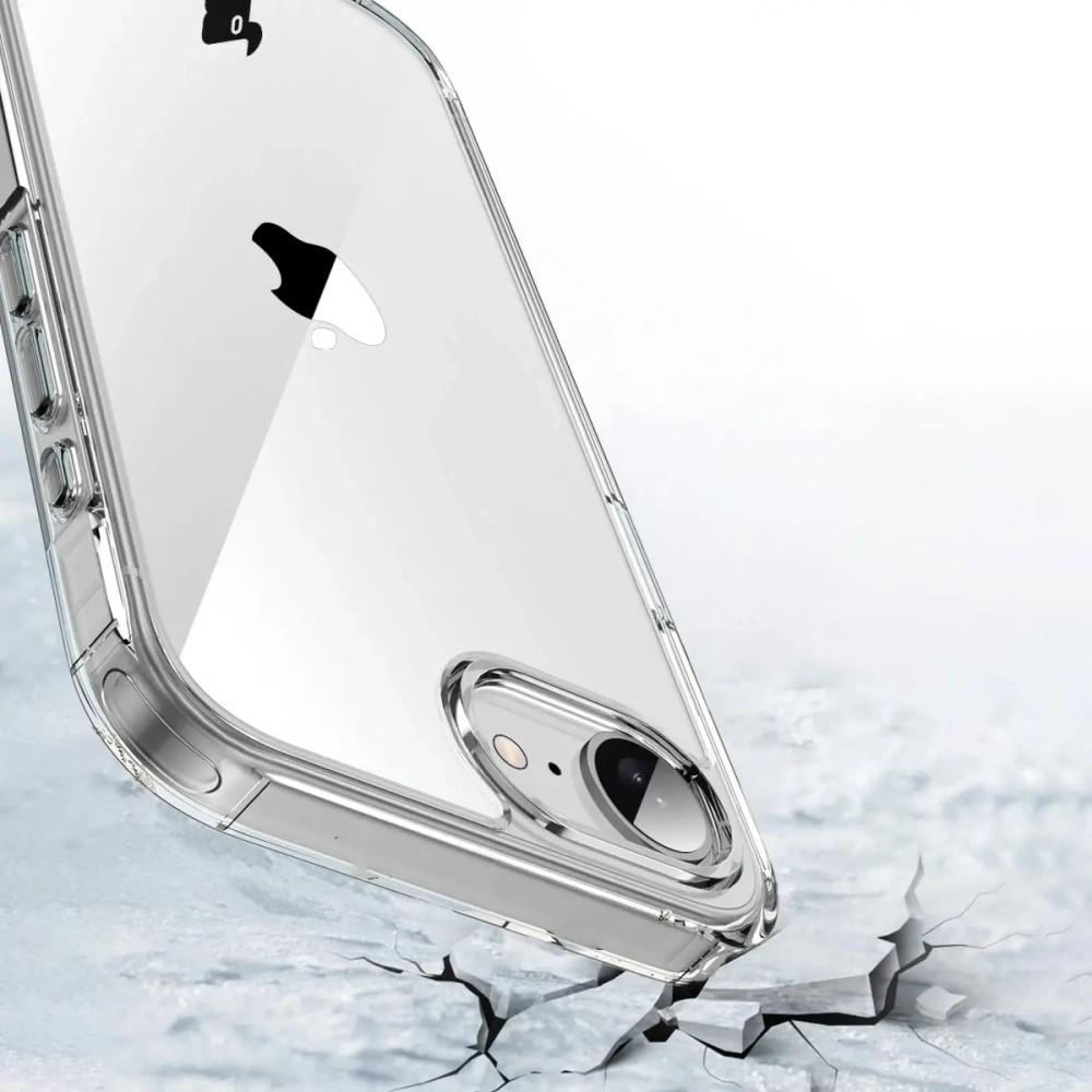 Etui Bizon Case Halo do Apple iPhone 16e przezroczyste