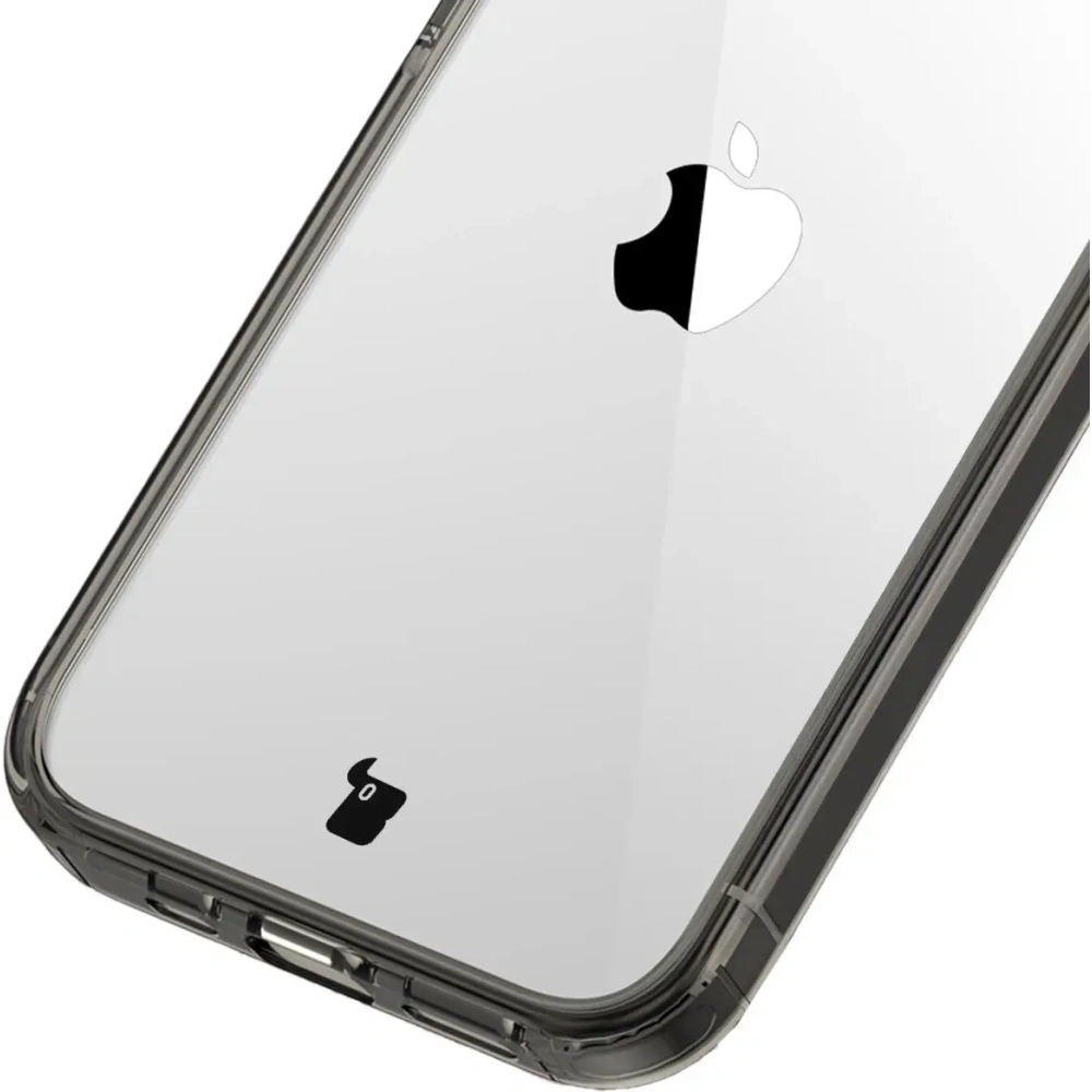 Etui Bizon Case Halo do Apple iPhone 16e przydymione-czarne