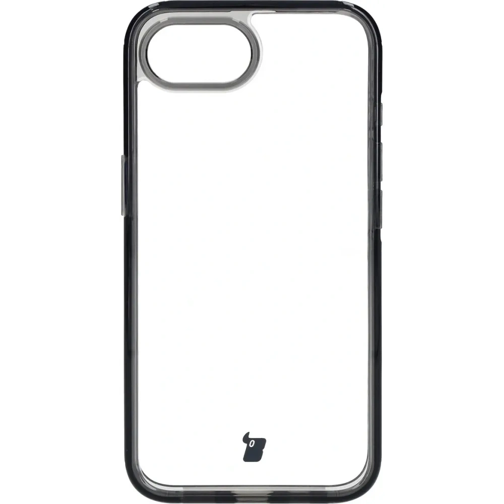 Etui Bizon Case Halo do Apple iPhone 16e przydymione-czarne