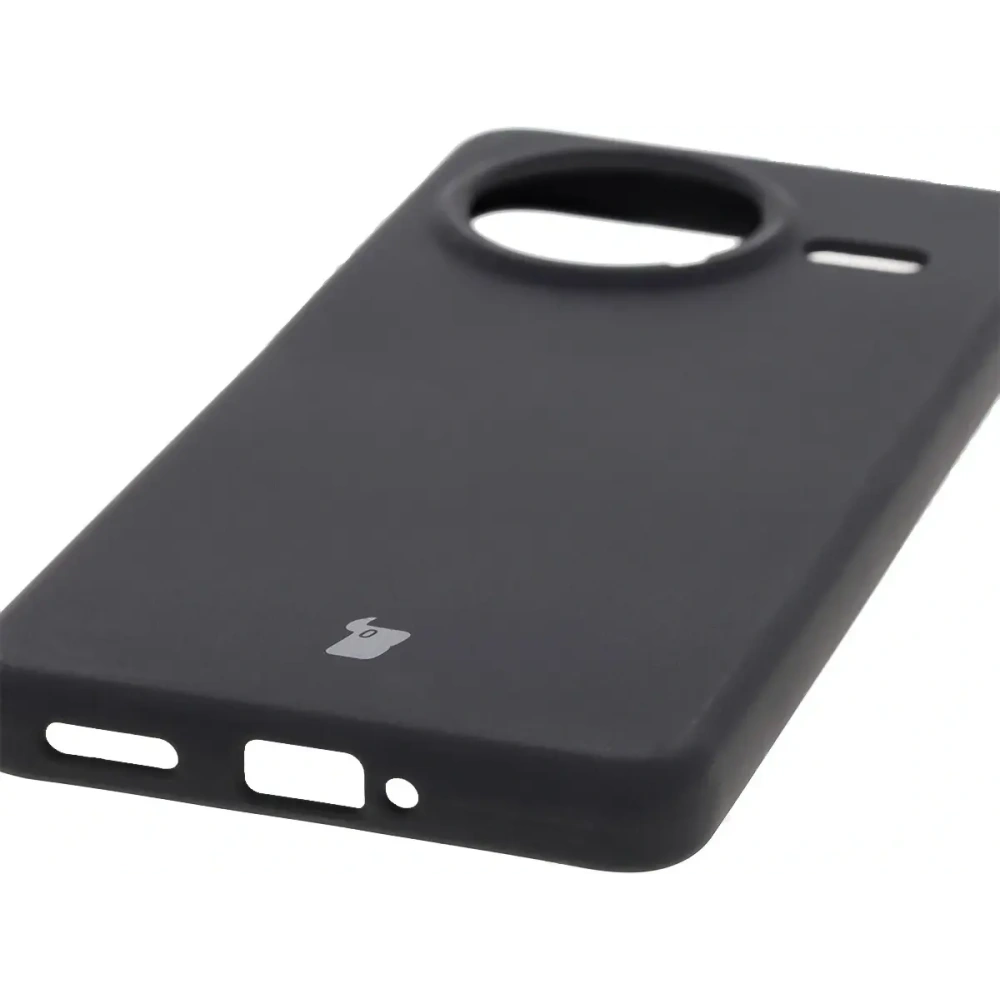Silikonowe etui Bizon Soft Case do Xiaomi POCO F7 Pro czarne