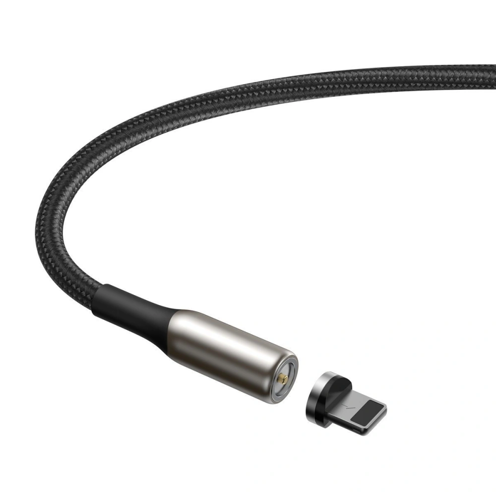 Kabel magnetyczny Lightning Baseus Zinc 2A 1m czarny