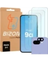 3x szkło na ekran + 1x szkło na aparat Bizon Glass Clear 2 Pack do Pixel 9a