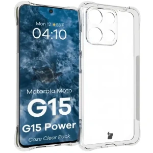 Kup Etui + 2x szkło na ekran Bizon Case Clear Pack do Motorola Moto G15 / G15 Power - BIZ9439 - {ean13} - Sklep Home Screen