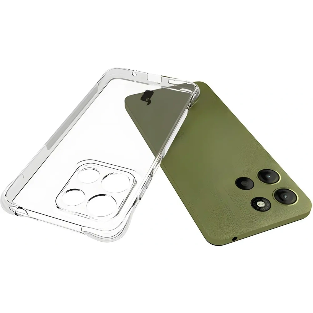 Etui + 2x szkło na ekran Bizon Case Clear Pack do Motorola Moto G15 / G15 Power