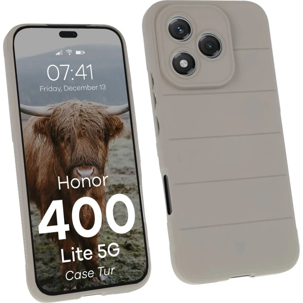 Pancerne etui Bizon Case Tur do Honor 400 Lite jasnoszare