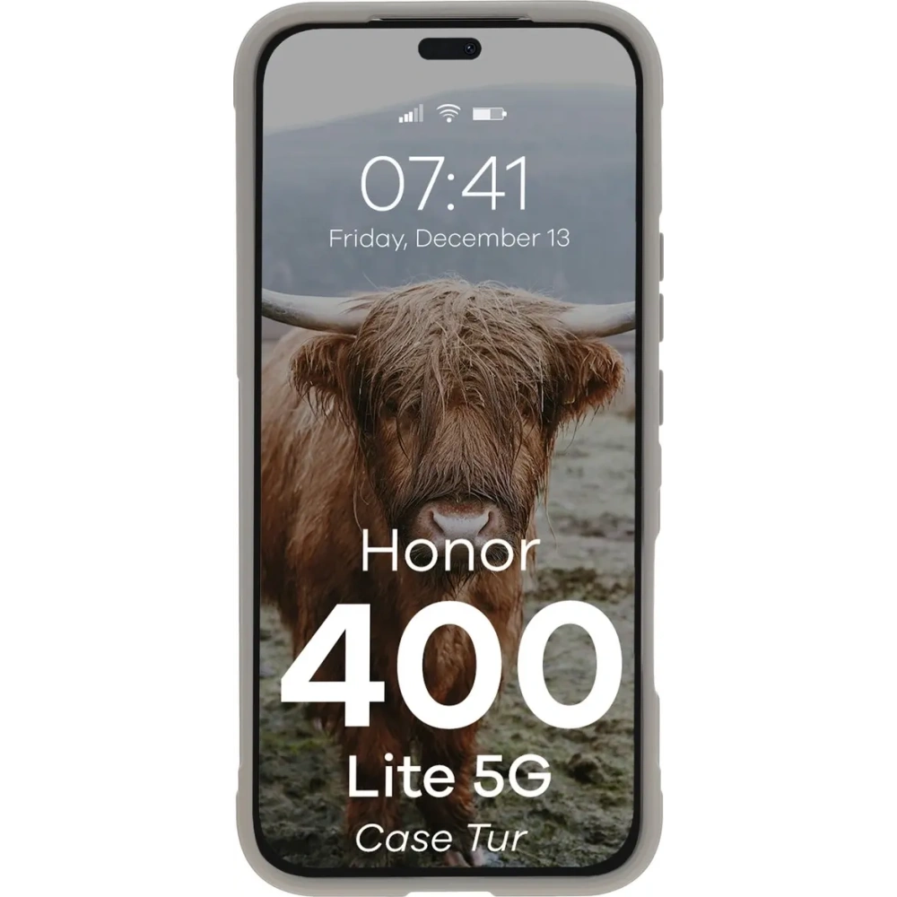 Pancerne etui Bizon Case Tur do Honor 400 Lite jasnoszare
