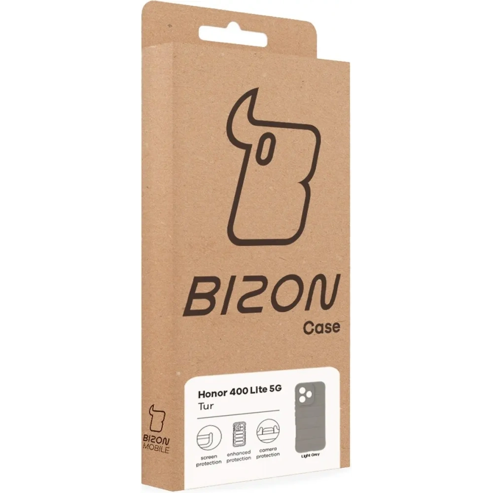 Pancerne etui Bizon Case Tur do Honor 400 Lite jasnoszare