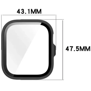 Kup Etui ze szkłem do zegarka Bizon Case+Glass Watch do Huawei Watch Fit 4 Pro czarne matowe - BIZ9444 - {ean13} - Sklep Home Screen