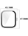 Kup Bizon Case+Glass Hodinky Huawei Watch Fit 4 Pro saténově stříbrné - BIZ9445 - {ean13} - Sklep Home Screen