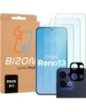 3x szkło na ekran + 1x szkło na aparat Bizon Glass Clear 2 Pack do Oppo Reno13