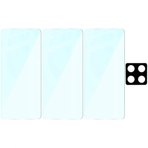 Kup 3x szkło na ekran + 1x szkło na aparat Bizon Glass Clear 2 Pack do Xiaomi 14T Pro - BIZ9449 - {ean13} - Sklep Home Screen