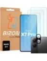 Bizon Glass Clear 2 Pachete 3x sticlă temperată + 1x protecție lentilă Xiaomi POCO X7 Pro