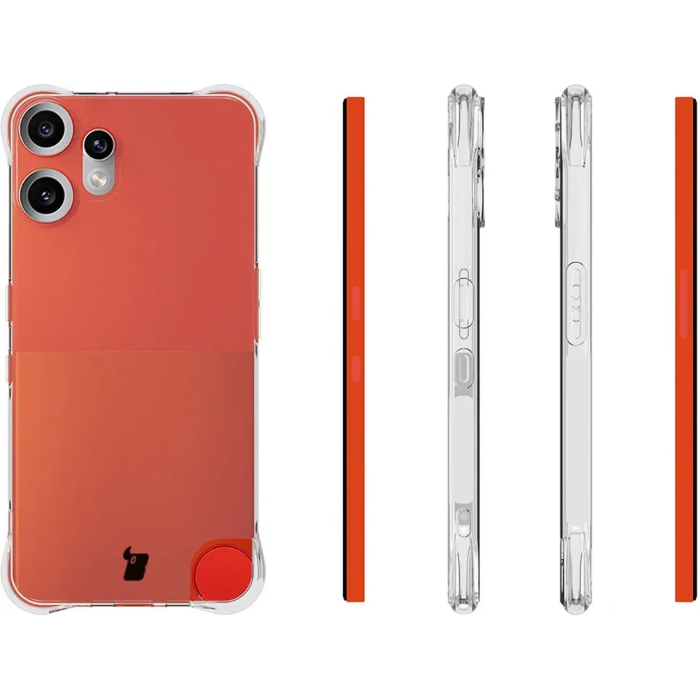 Etui + 2x folia na ekran Bizon Case Clear Pack do Nothing CMF Phone 2 Pro