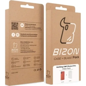 Kup Etui + 2x folia na ekran Bizon Case Clear Pack do Nothing CMF Phone 2 Pro - BIZ9451 - {ean13} - Sklep Home Screen