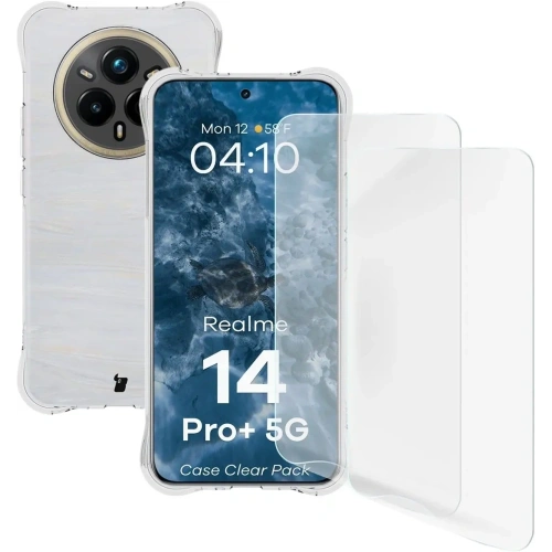 Kup Bizon Case Clear Pack Hülle + 2x Displayschutzfolie Realme 14 Pro+ Plus 5G - BIZ9452 - {ean13} - Sklep Home Screen
