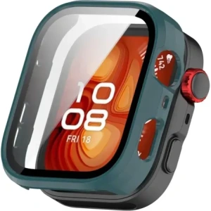 Kup Etui ze szkłem do zegarka Bizon Case+Glass Watch do Huawei Watch Fit 4 Pro zielone - BIZ9456 - {ean13} - Sklep Home Screen