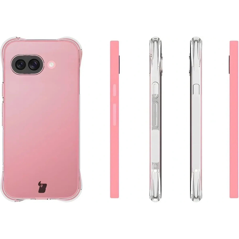 Etui + 2x folia na ekran Bizon Case Clear Pack do Google Pixel 9a