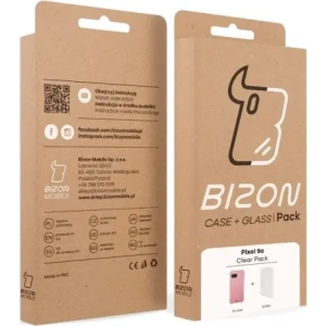 Kup Etui + 2x folia na ekran Bizon Case Clear Pack do Google Pixel 9a - BIZ9460 - {ean13} - Sklep Home Screen