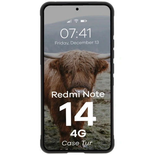 Kup Bizon Case Tur Xiaomi Redmi Note 14 4G schwarz - BIZ9463 - {ean13} - Sklep Home Screen