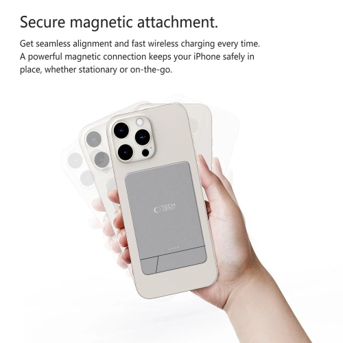 Kup Tech-Protect PB14 LifeMag MagSafe Power Bank 5000mah Gri Spațial - THP4247 - {ean13} - Sklep Home Screen
