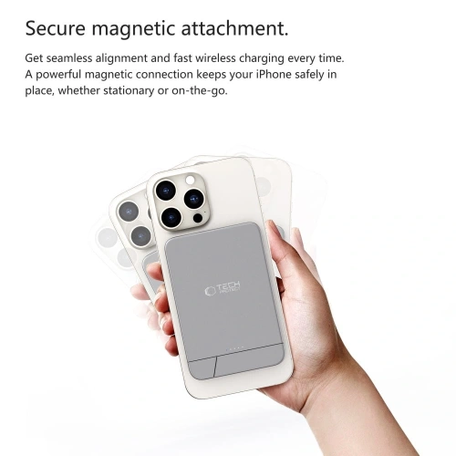 Kup Tech-Protect PB15 LifeMag Magsafe Power Bank 10000mah Gri Spațial - THP4248 - {ean13} - Sklep Home Screen
