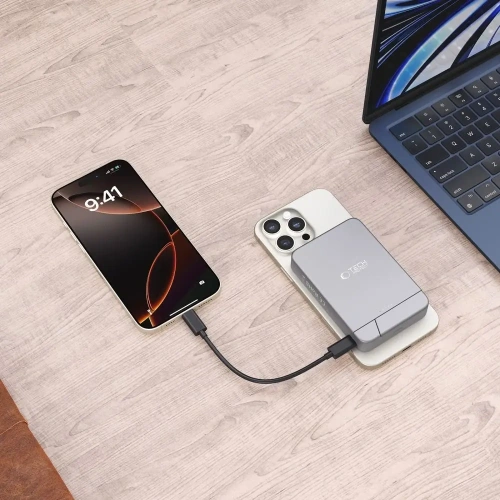 Kup Tech-Protect PB15 LifeMag Magsafe Power Bank 10000mah Gri Spațial - THP4248 - {ean13} - Sklep Home Screen