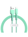 Lightning USB kábel Baseus szilikon, 2.4A, 1m (zöld)