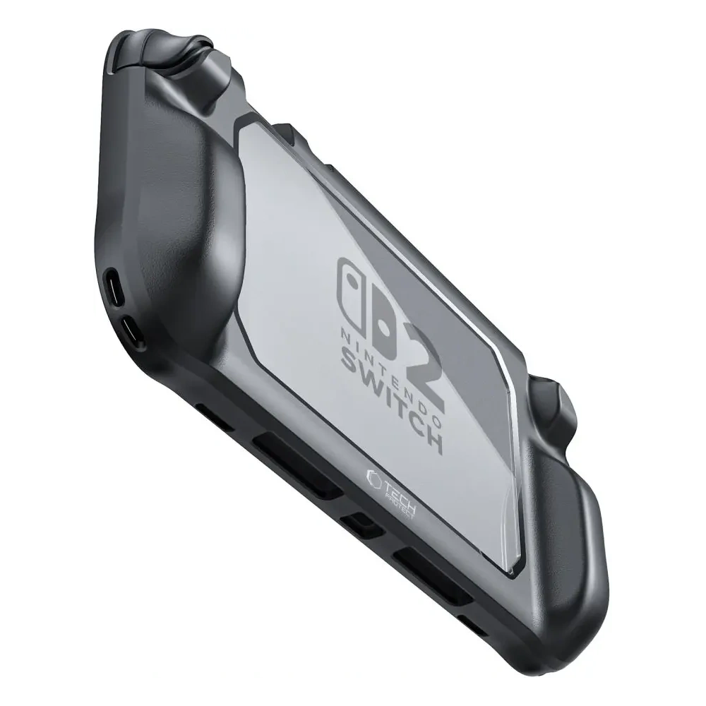Etui Tech-Protect Magmat Nintendo Switch 2 Black/clear