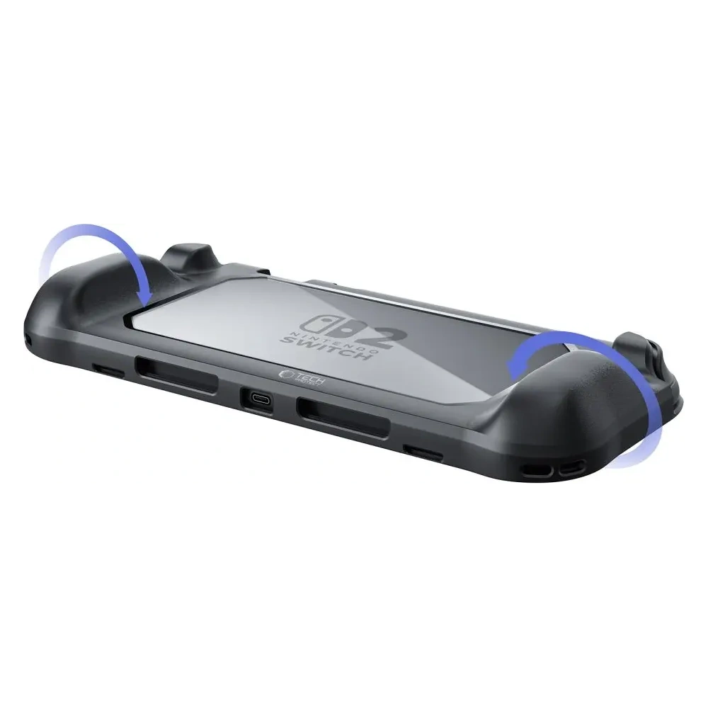 Etui Tech-Protect Magmat Nintendo Switch 2 Black/clear