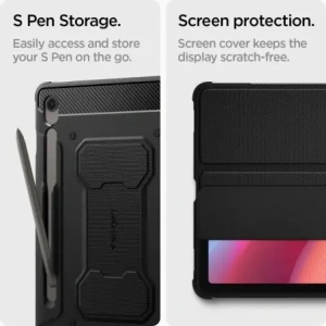 Kup Spigen Rugged Armor Pro Samsung Galaxy Tab S10 FE+ Plus 13.1 X620 / X626b Černá - SPN16789 - {ean13} - Sklep Home Screen