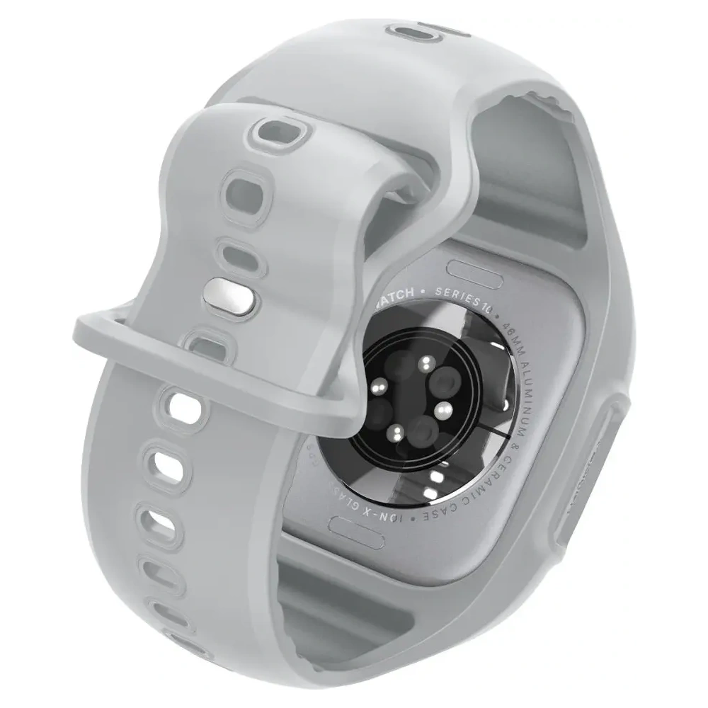 Etui z paskiem Spigen Liquid Air Pro Apple Watch 10 / 11 46mm Grey