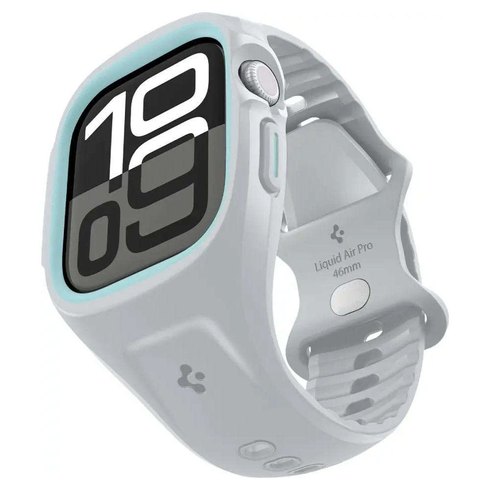 Etui z paskiem Spigen Liquid Air Pro Apple Watch 10 / 11 46mm Grey