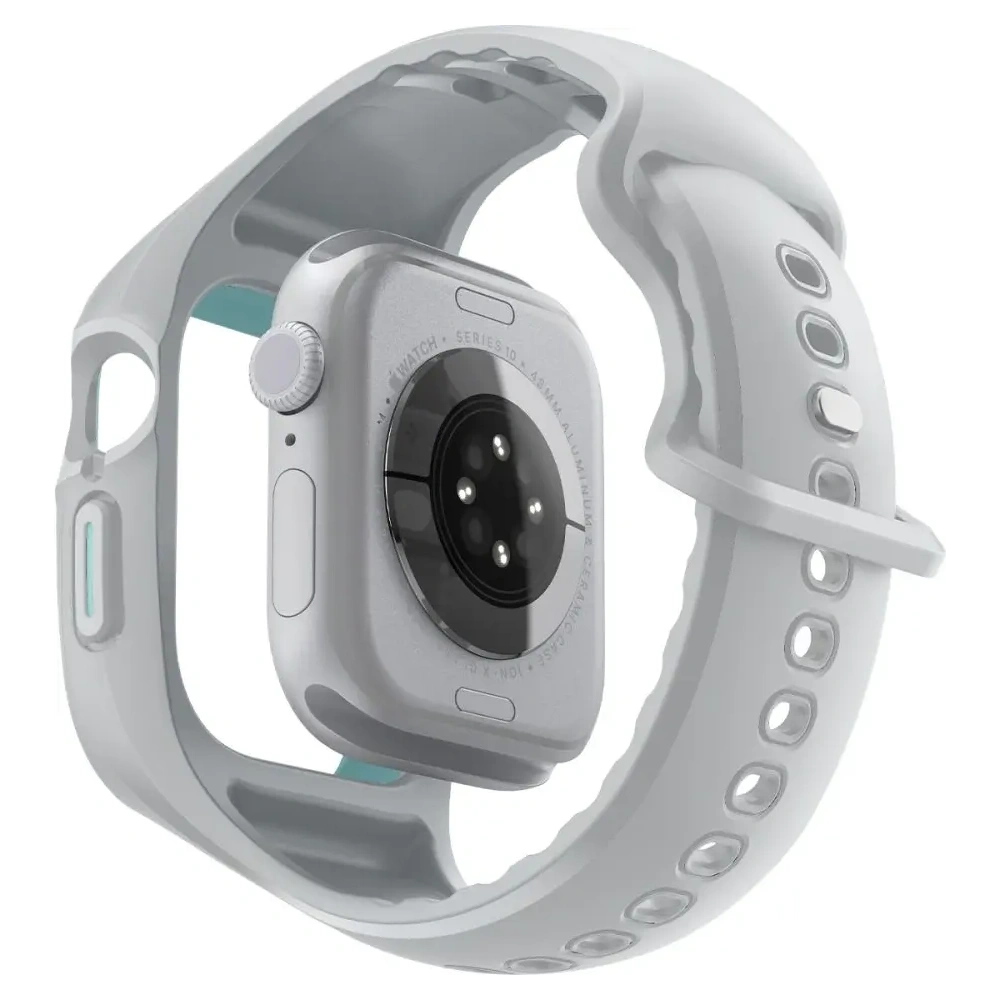 Etui z paskiem Spigen Liquid Air Pro Apple Watch 10 / 11 46mm Grey